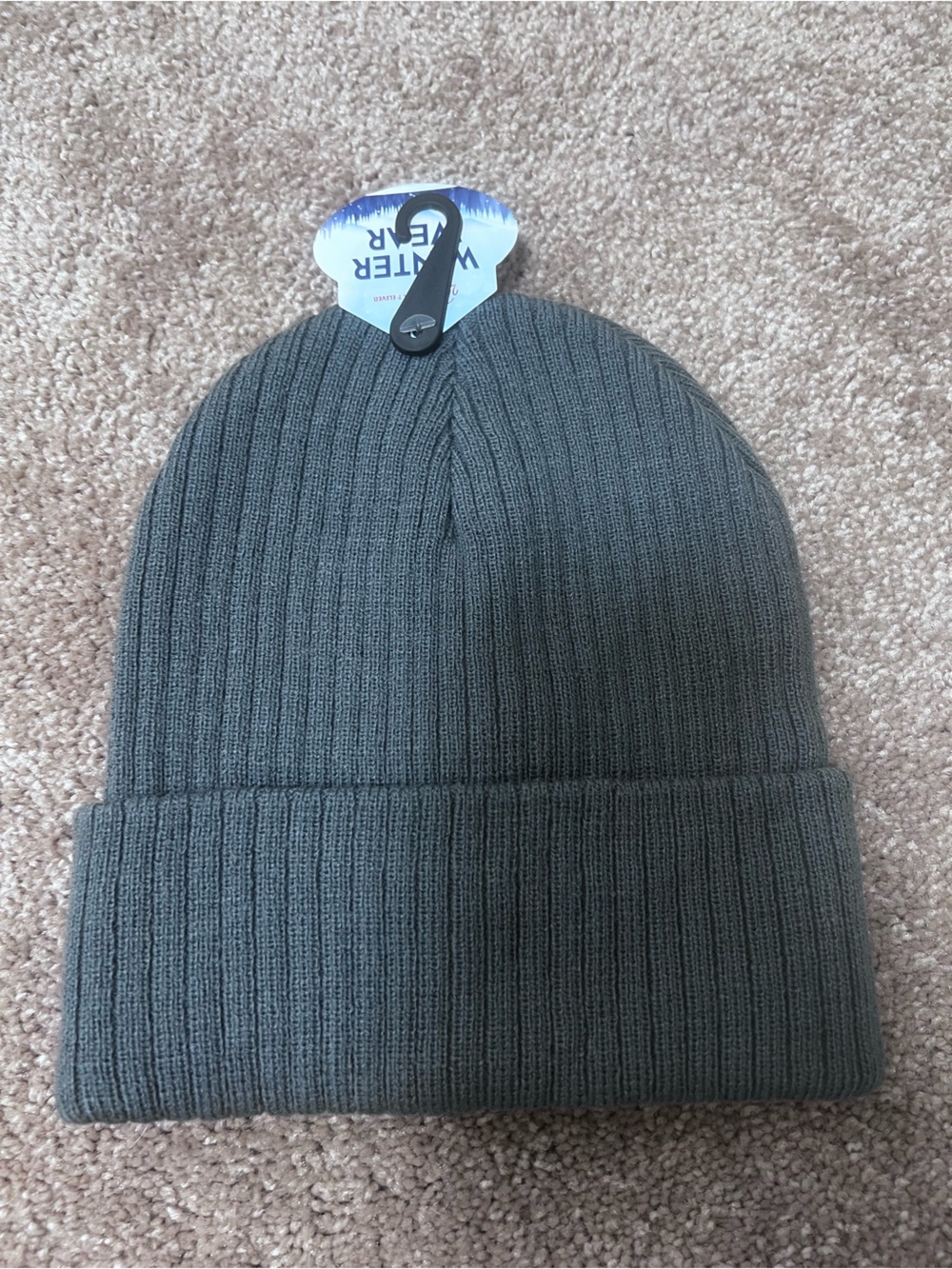 New gray beanie unisex one size